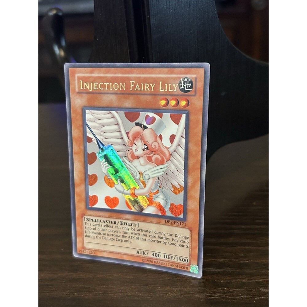 Yu-Gi-Oh Injection Fairy Lily DB2-EN171 Ultra Rare Dark Beginning 2 MP VTG Card